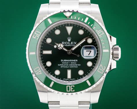 rolex watch price green|rolex submariner green dial price.